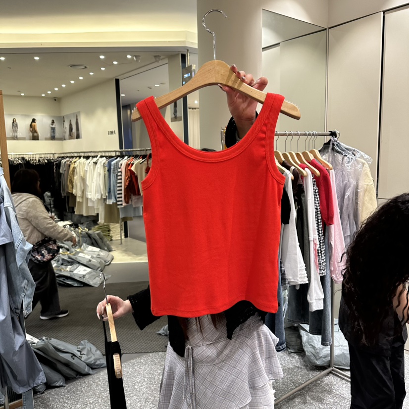 SOF東大門實拍女士新款人氣熱賣26春夏推薦休閑真品吊帶背心SOF吊帶/背心圖色2