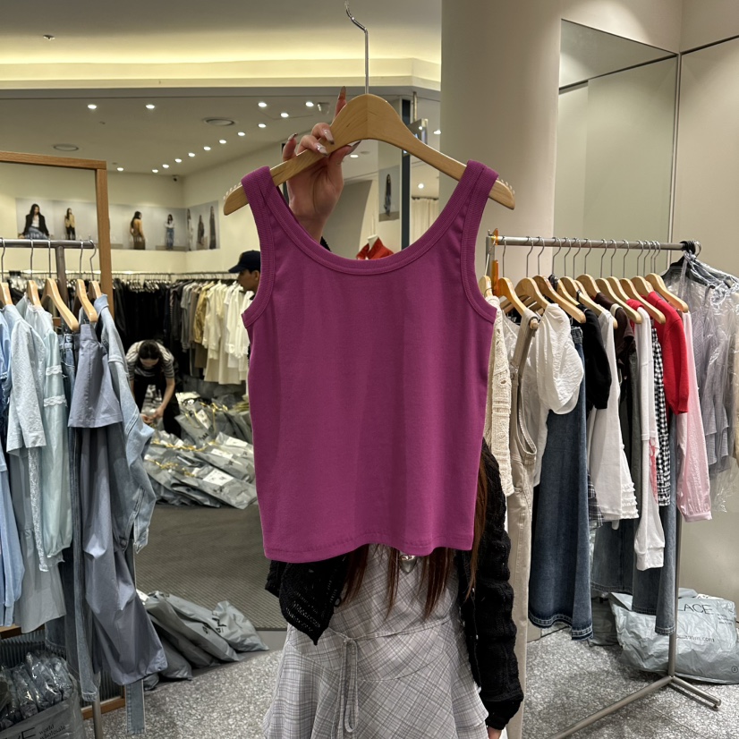 SOF東大門實拍女士新款人氣熱賣26春夏推薦休閑真品吊帶背心SOF吊帶/背心圖色7