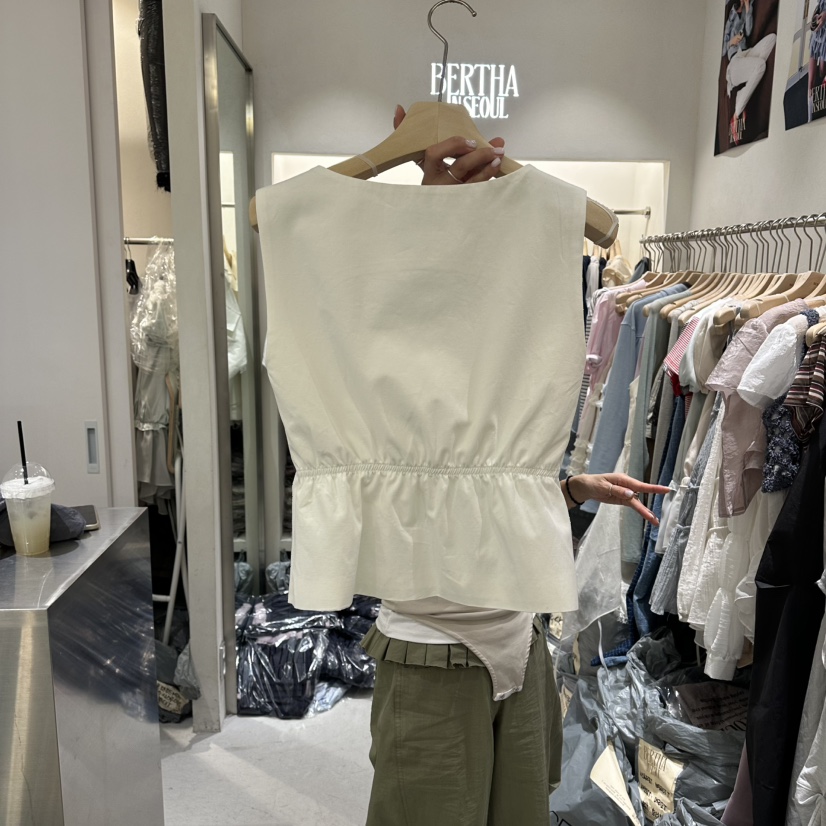 BERTHA韓國東大門代購女裝新品職業26春夏推薦人氣吊帶背心BERTHA吊帶/背心