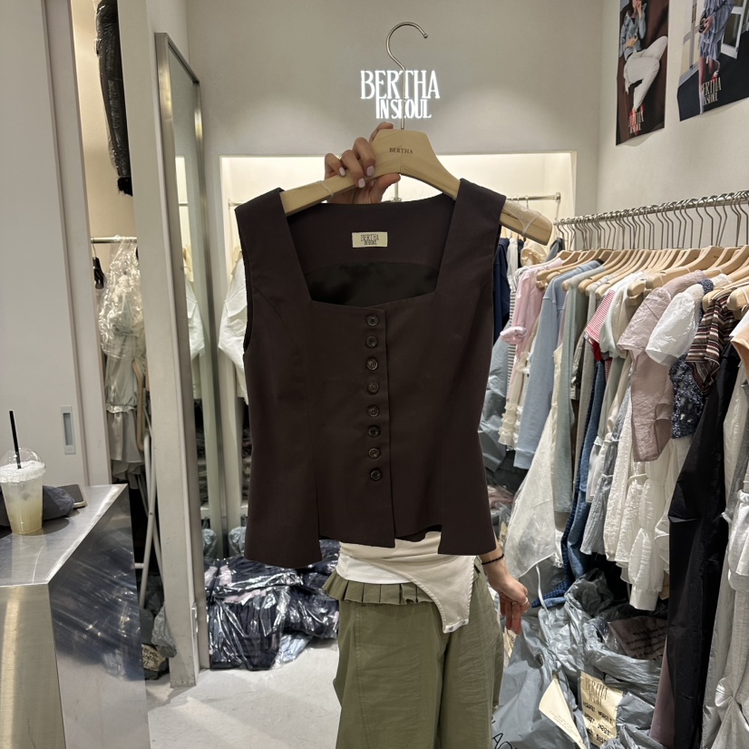 BERTHA韓國東大門代購女裝新品職業26春夏推薦人氣吊帶背心BERTHA吊帶/背心圖色2