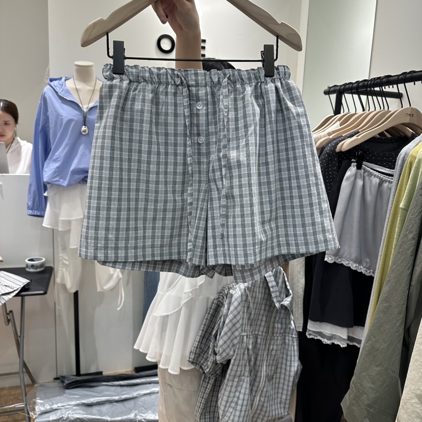 ORE-P韓國代購女士新品休閑推薦26春夏時尚人氣職業短褲ORE短褲圖色1