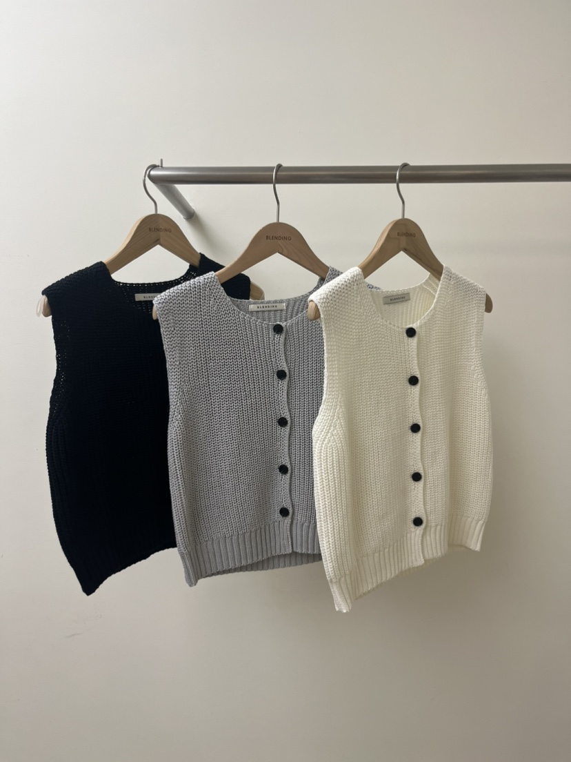 BLENDING-p韓國東大門直郵女士新款時尚熱賣推薦人氣馬甲BLENDING-p馬甲