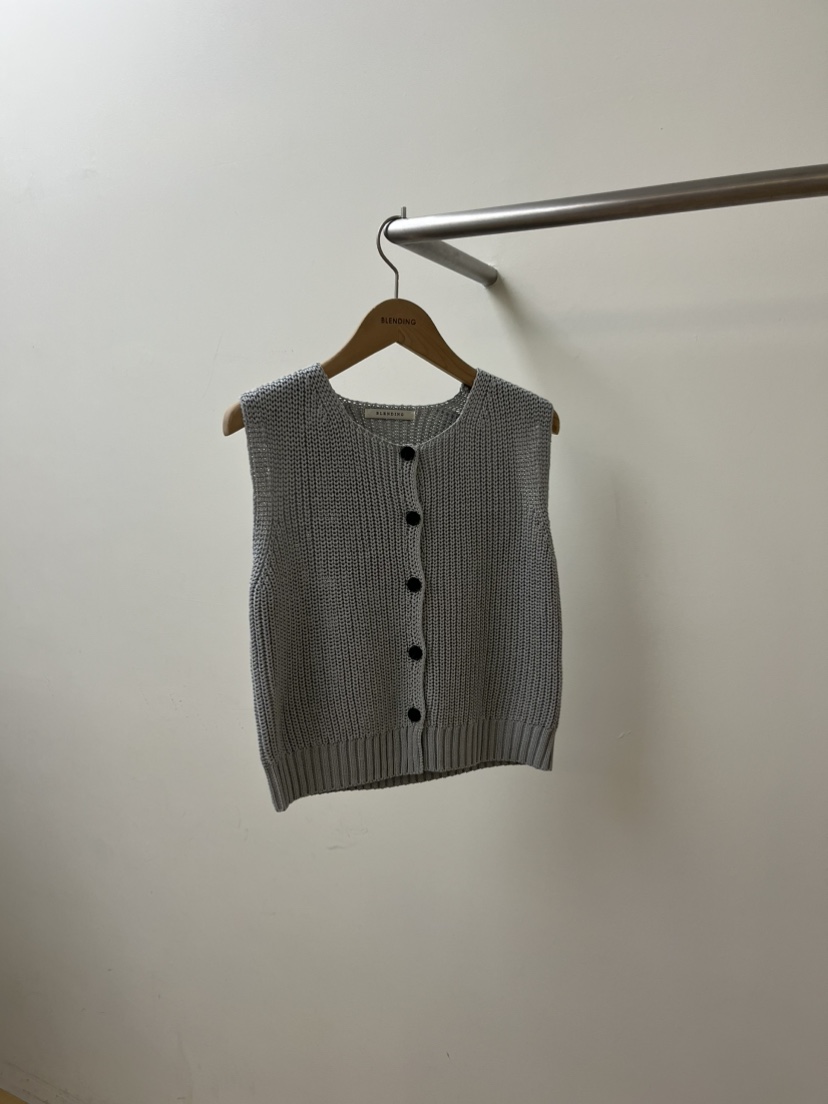 BLENDING-p韓國東大門直郵女士新款時尚熱賣推薦人氣馬甲BLENDING-p馬甲圖色2