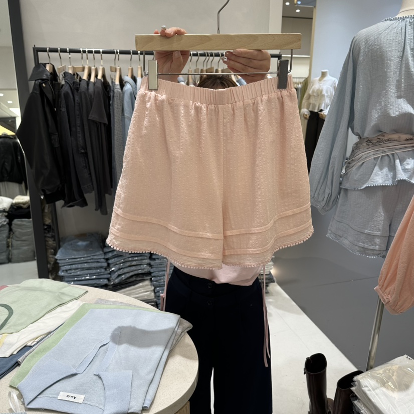 AURA東大門實拍女士新款26春夏職業時尚休閑推薦真品短褲Au ra短褲