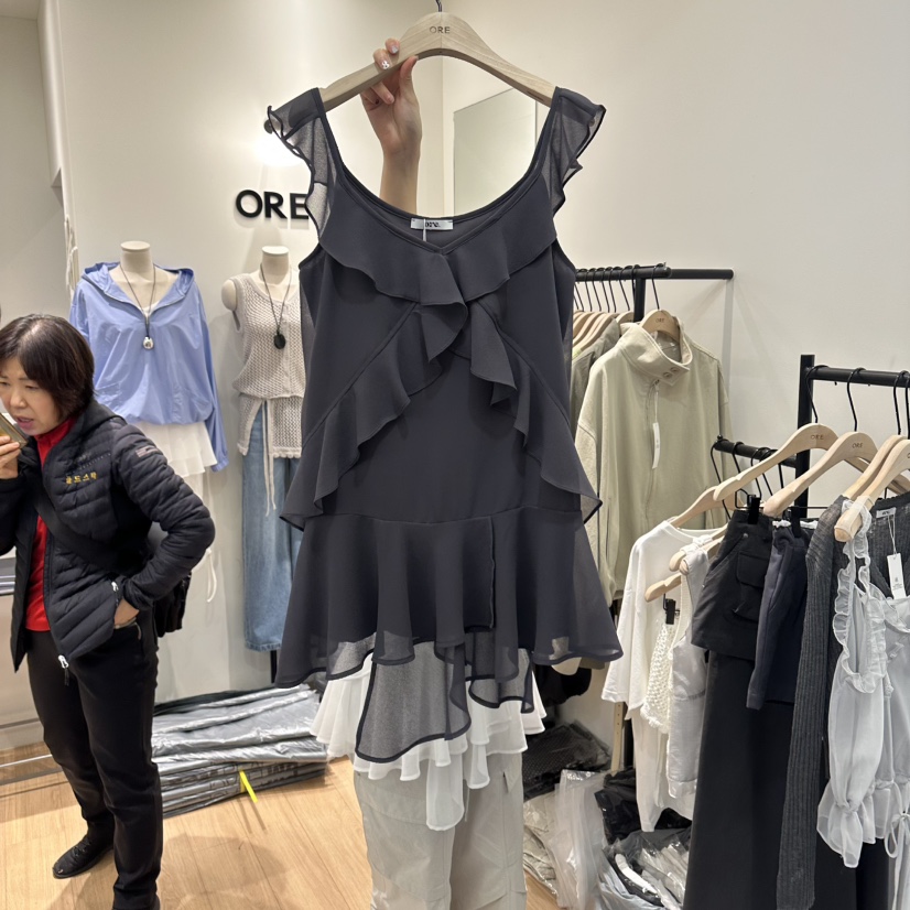 ORE-P韓國直郵實拍女士新品26春夏休閑職業時尚推薦連衣裙ORE連衣裙圖色2