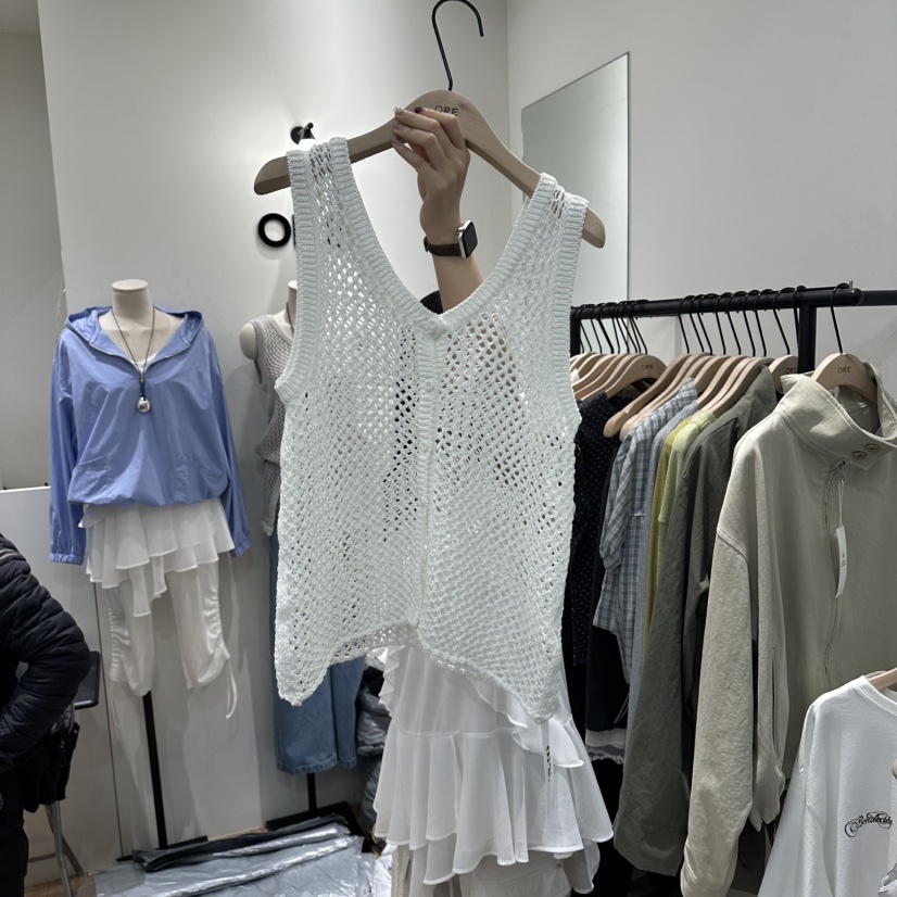 ORE-P東大門直郵女士新品人氣職業熱賣吊帶背心不含配飾ORE吊帶/背心圖色2