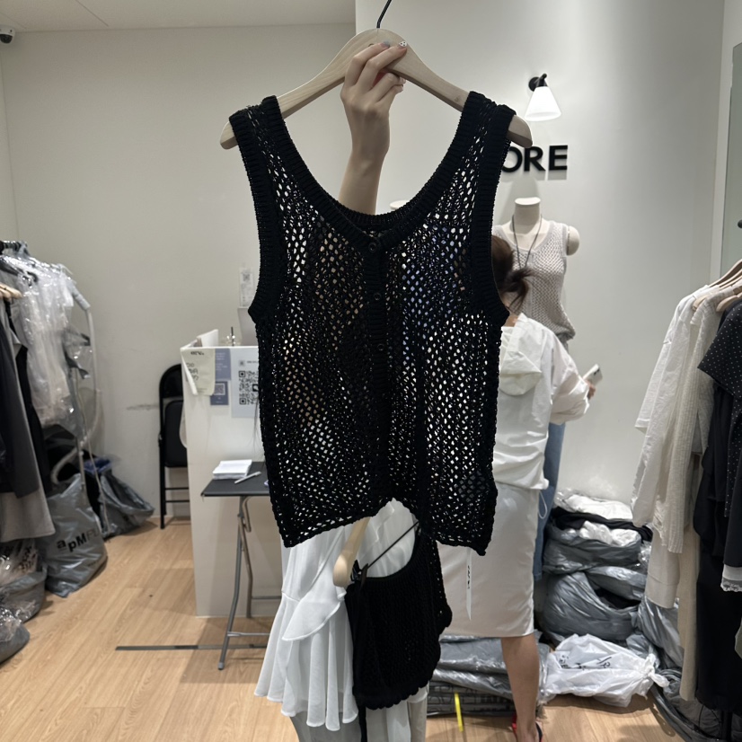 ORE-P東大門直郵女士新品人氣職業熱賣吊帶背心不含配飾ORE吊帶/背心圖色3