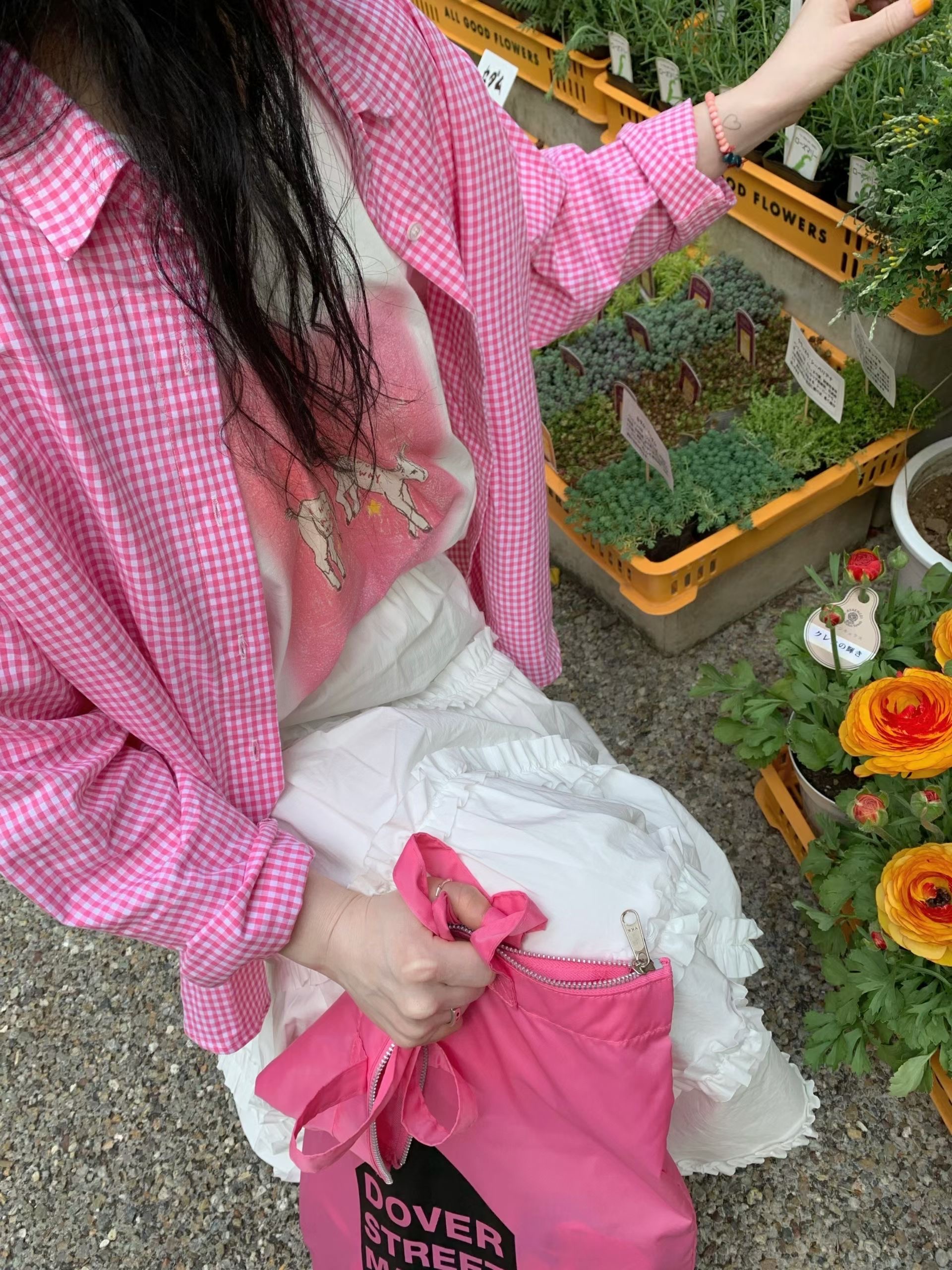 4PI東大門實拍女裝新款熱賣26春夏真品時尚休閑襯衫蕾絲衫4PI襯衫/蕾絲衫圖色3