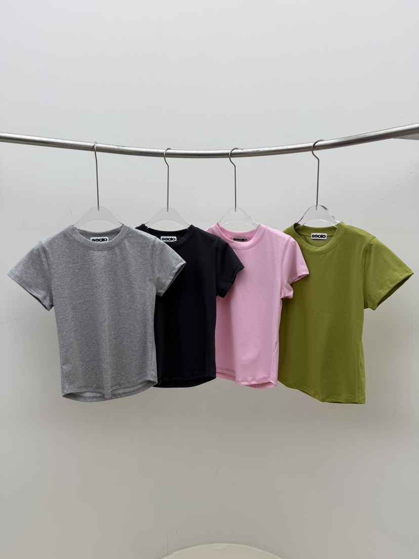 SEOLO東大門直郵女裝新品人氣休閑職業時尚熱賣真品26春夏T恤Seolo seoulT恤