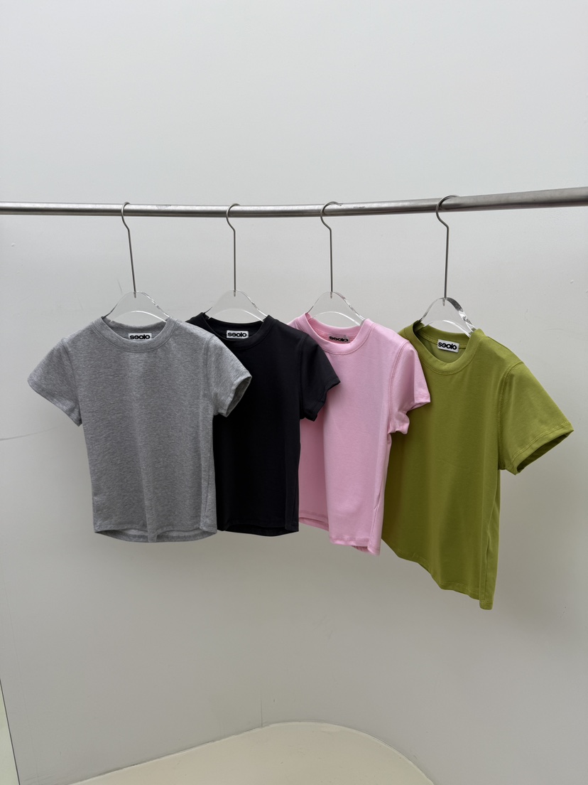 SEOLO東大門直郵女裝新品人氣休閑職業時尚熱賣真品26春夏T恤Seolo seoulT恤