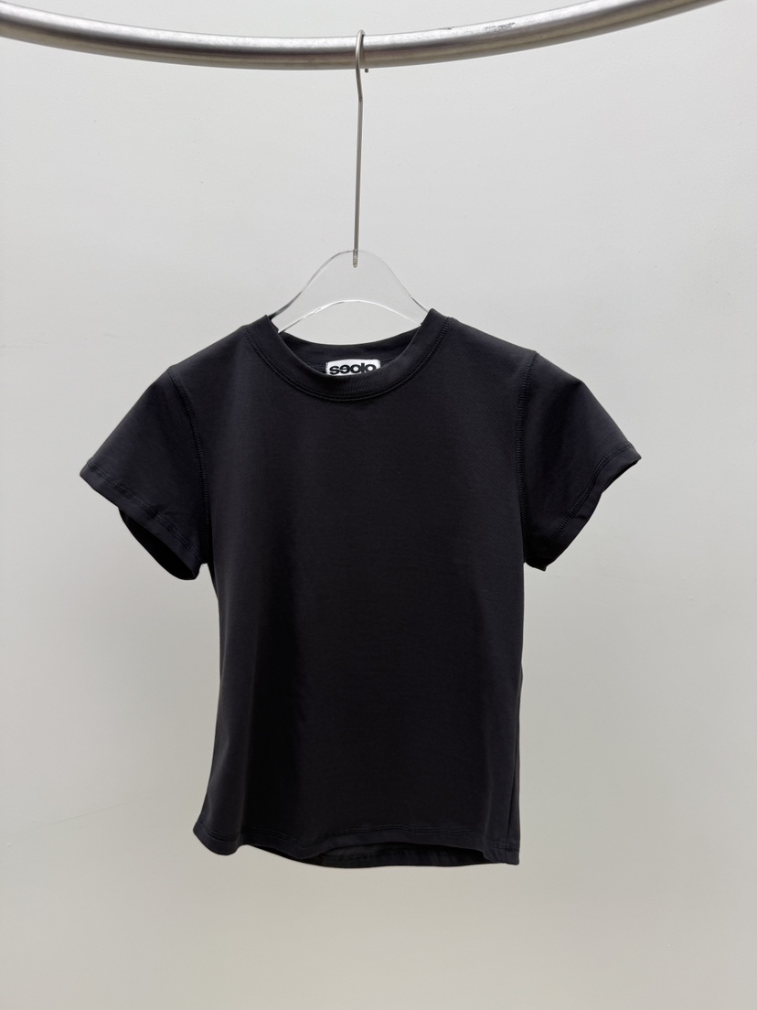 SEOLO東大門直郵女裝新品人氣休閑職業時尚熱賣真品26春夏T恤Seolo seoulT恤圖色2