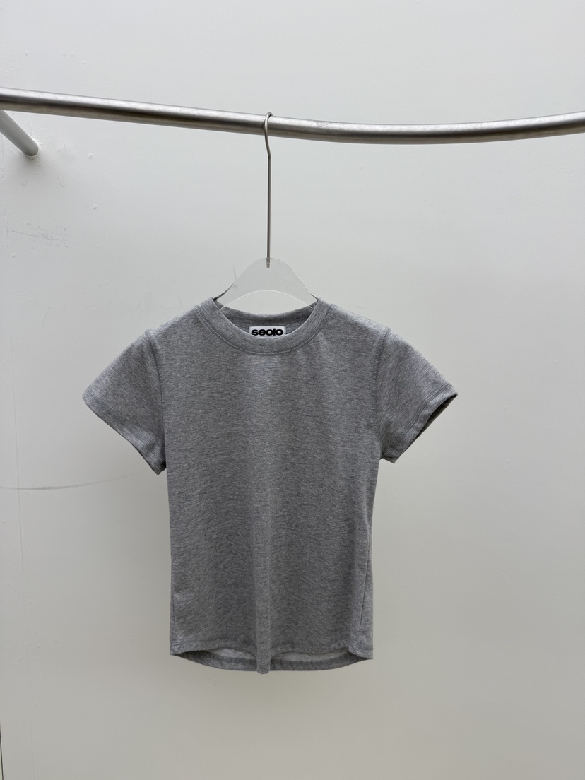 SEOLO東大門直郵女裝新品人氣休閑職業時尚熱賣真品26春夏T恤Seolo seoulT恤圖色3