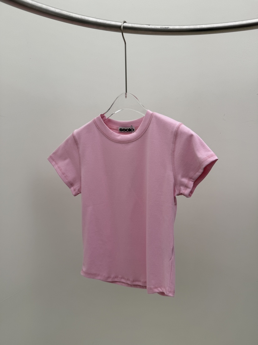 SEOLO東大門直郵女裝新品人氣休閑職業時尚熱賣真品26春夏T恤Seolo seoulT恤圖色4