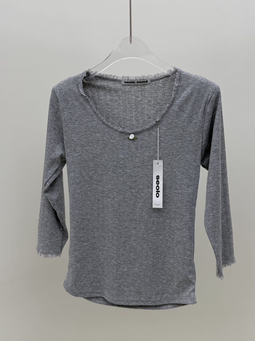 SEOLO東大門直郵女裝新款時尚人氣推薦職業休閑真品26春夏T恤Seolo seoulT恤圖色1