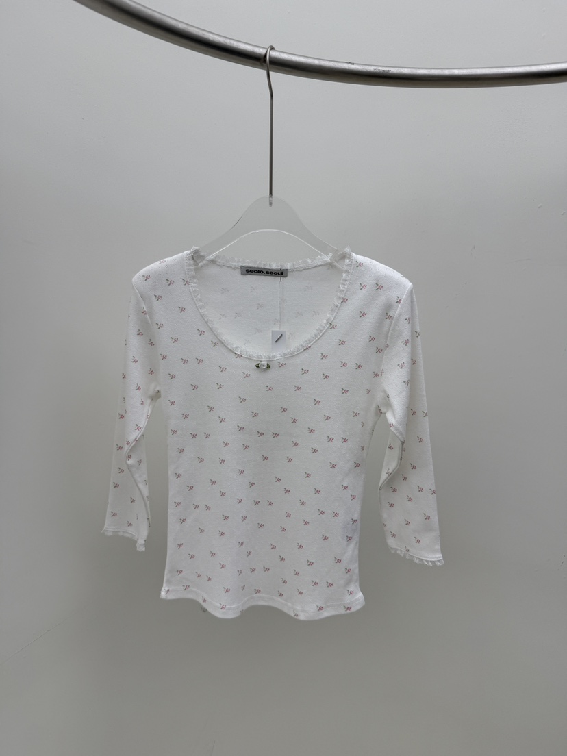 SEOLO東大門直郵女裝新款時尚人氣推薦職業休閑真品26春夏T恤Seolo seoulT恤圖色2