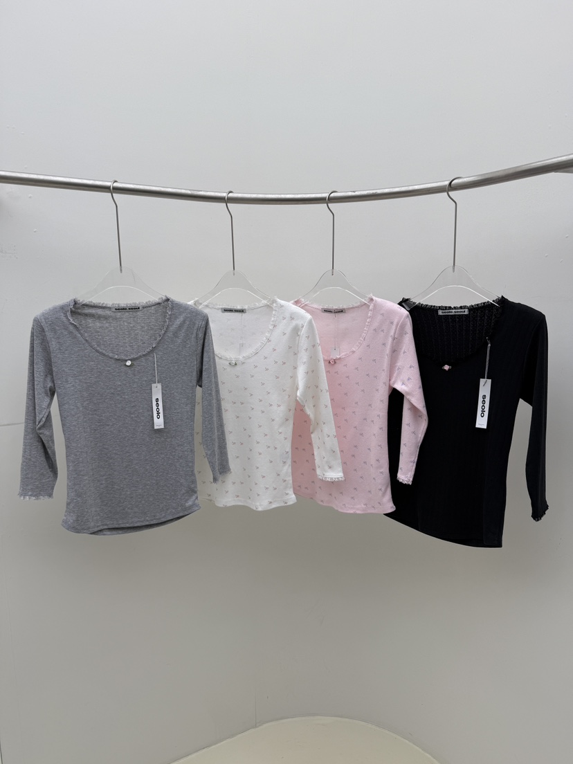 SEOLO東大門直郵女裝新款時尚人氣推薦職業休閑真品26春夏T恤Seolo seoulT恤圖色4左四色