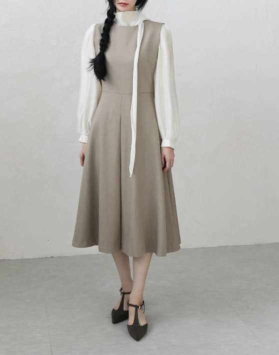 BITTERSWEET韓國直郵女裝新品休閑26春夏時尚連衣裙不含內搭MOR___連衣裙圖色1