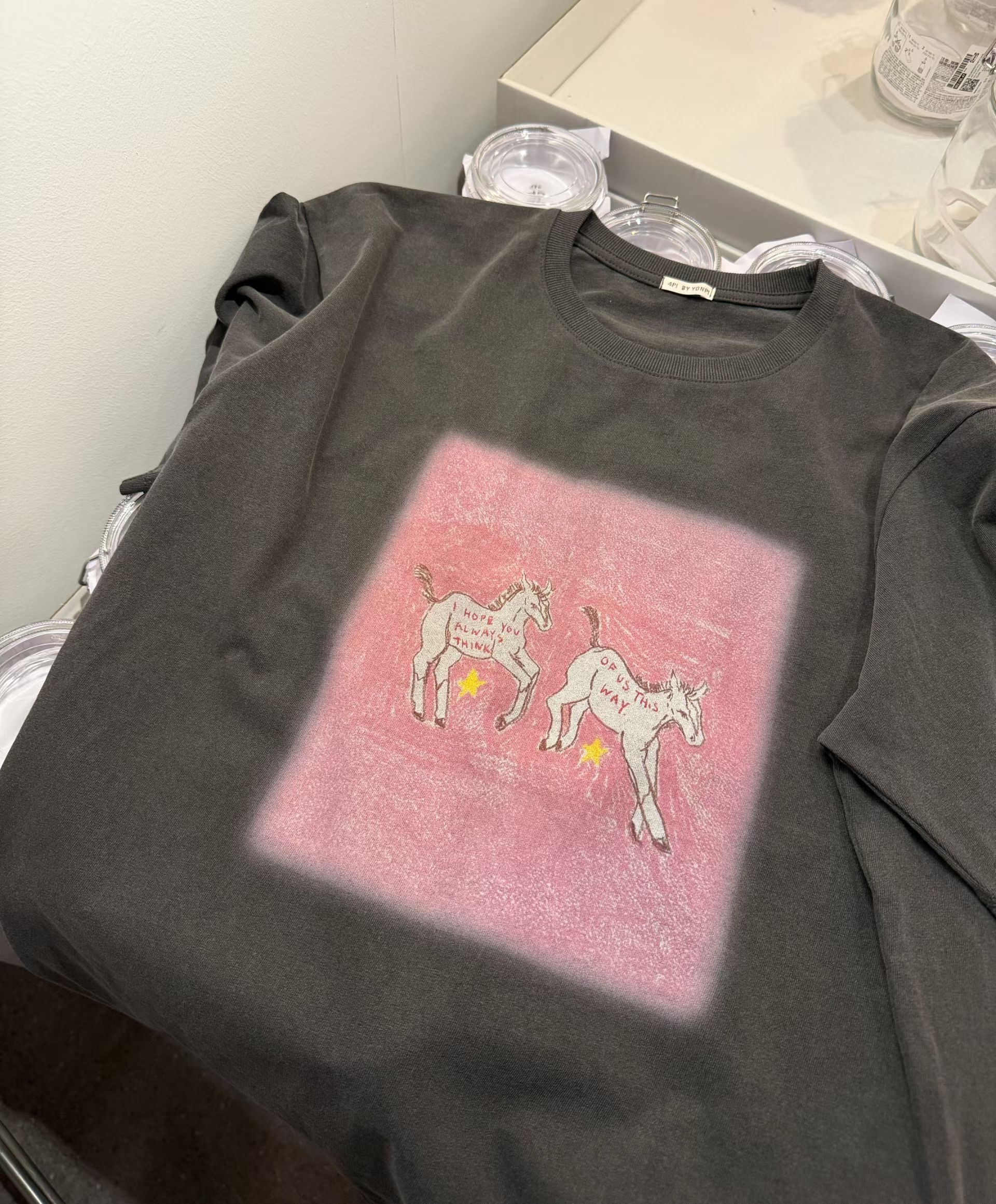 4PI東大門直郵女士新款真品時尚推薦休閑26春夏職業熱賣T恤4PIT恤圖色3實際價格19000