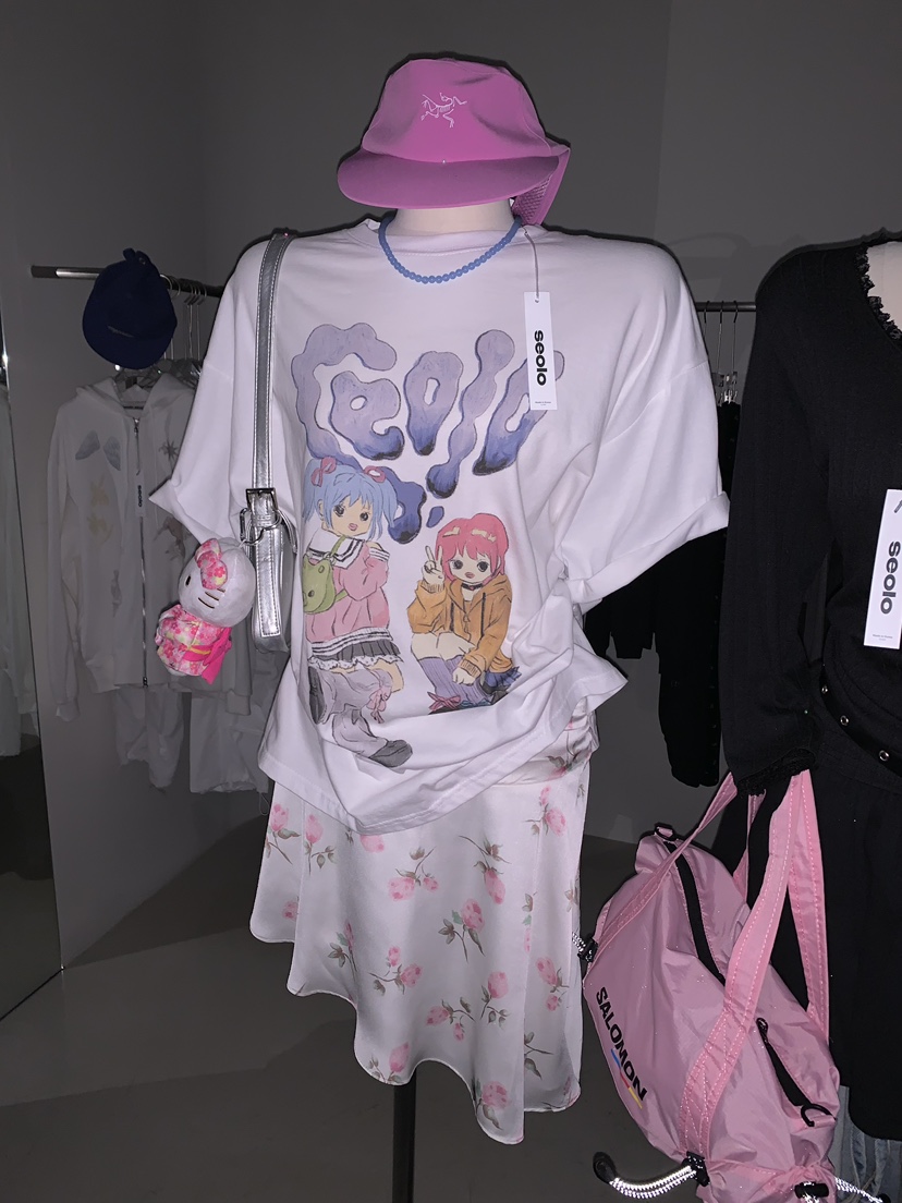 SEOLO東大門直郵女士新品人氣熱賣休閑推薦真品時尚職業T恤Seolo seoulT恤