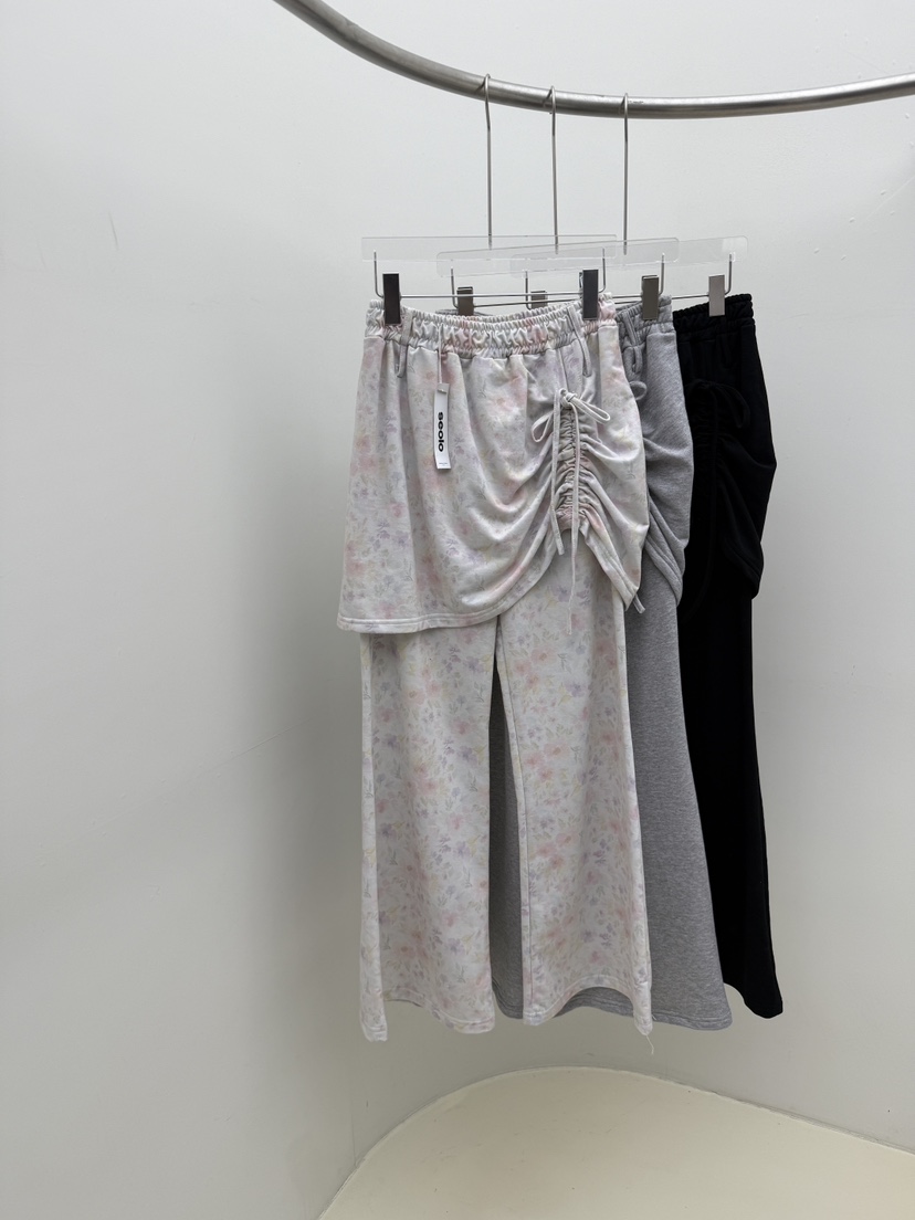 SEOLO東大門直郵女士新品熱賣人氣職業時尚推薦26春夏裙褲褶皺Seolo seoul裙褲