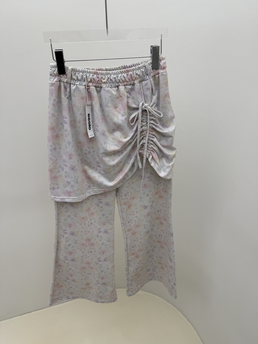 SEOLO東大門直郵女士新品熱賣人氣職業時尚推薦26春夏裙褲褶皺Seolo seoul裙褲