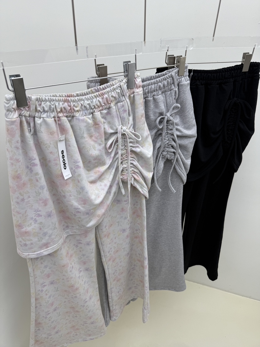 SEOLO東大門直郵女士新品熱賣人氣職業時尚推薦26春夏裙褲褶皺Seolo seoul裙褲