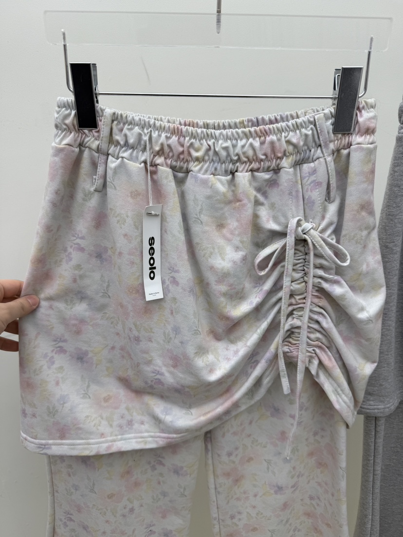 SEOLO東大門直郵女士新品熱賣人氣職業時尚推薦26春夏裙褲褶皺Seolo seoul裙褲