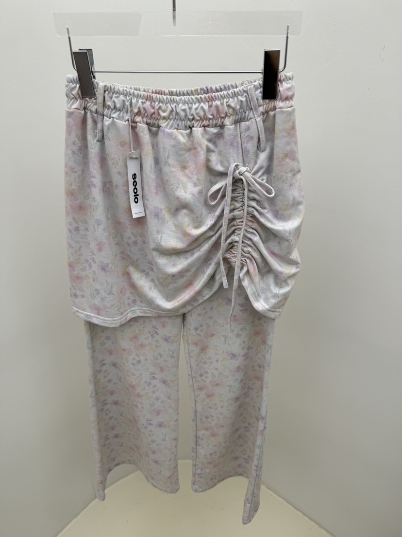 SEOLO東大門直郵女士新品熱賣人氣職業時尚推薦26春夏裙褲褶皺Seolo seoul裙褲圖色1