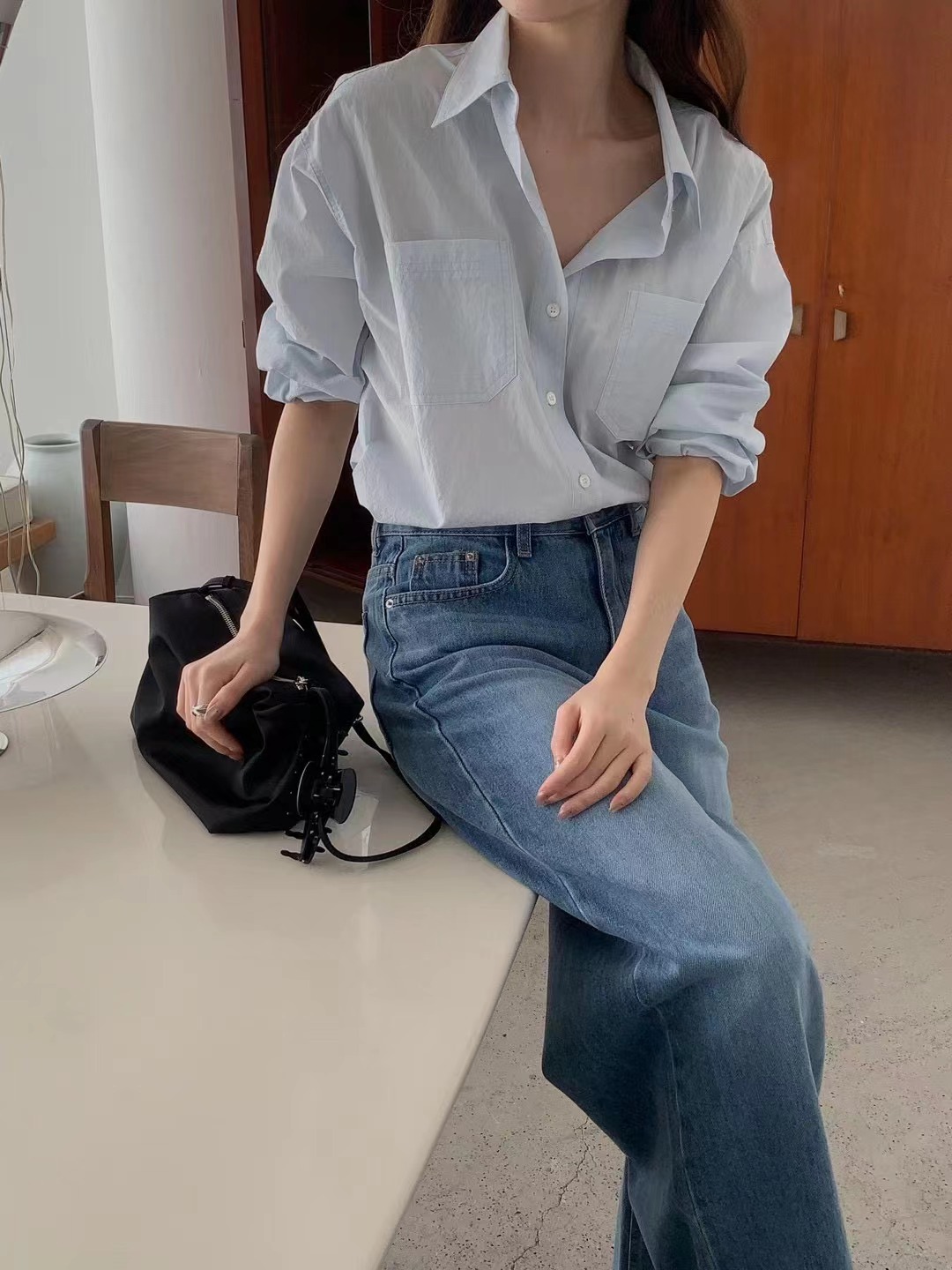 AN STAND東大門直郵女裝新款推薦時尚人氣休閑襯衫蕾絲衫AN STAND-2件起襯衫/蕾絲衫