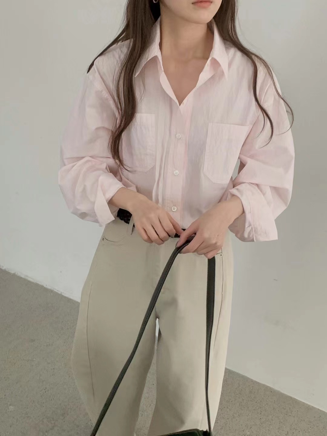 AN STAND東大門直郵女裝新款推薦時尚人氣休閑襯衫蕾絲衫AN STAND-2件起襯衫/蕾絲衫圖色2