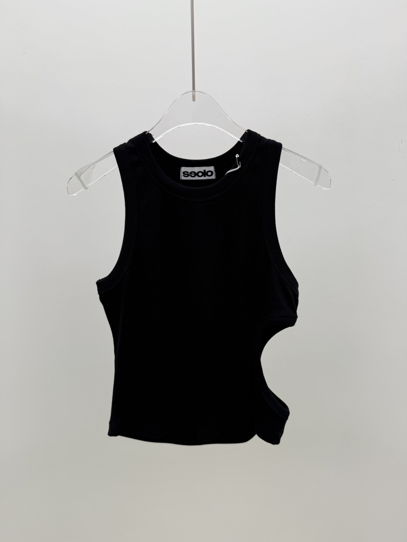 SEOLO韓國直郵女士新款真品休閑推薦時尚熱賣吊帶背心羅紋Seolo seoul吊帶/背心圖色4