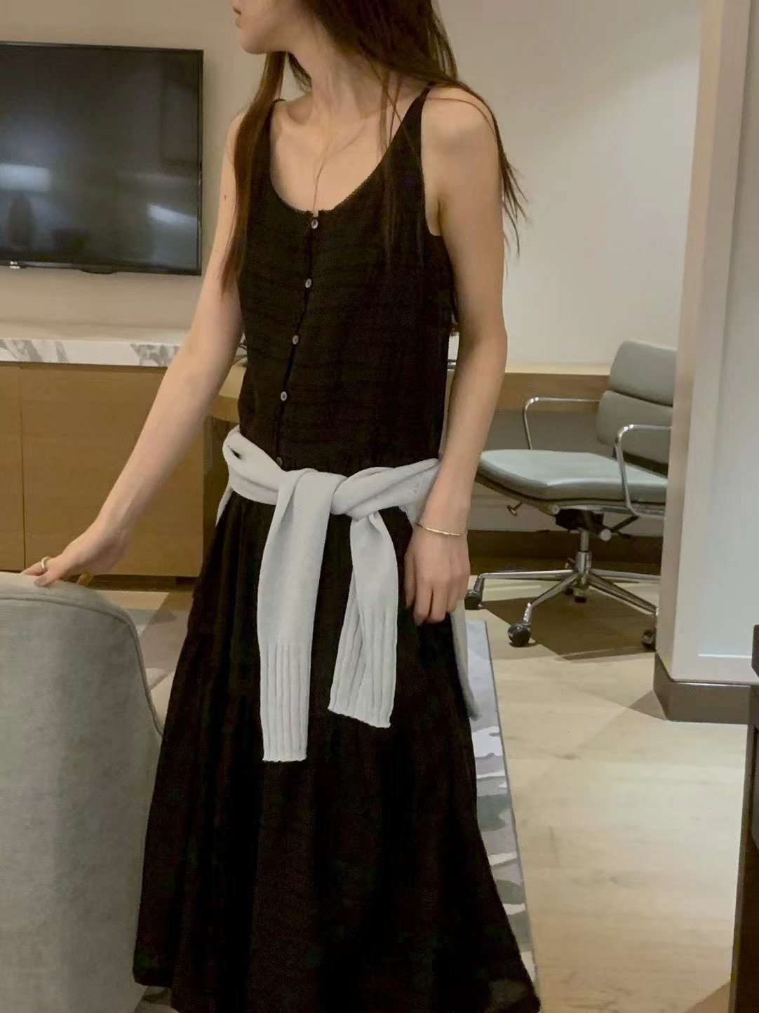 AN STAND東大門實拍女裝新品26春夏時尚熱賣連衣裙不含內搭AN STAND-2件起連衣裙圖色3