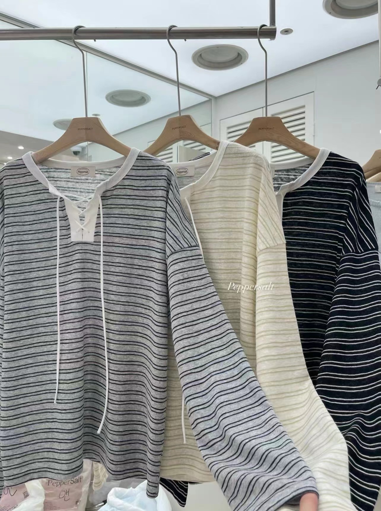 PEPPER 페페東大門直郵女裝新款真品26春夏職業時尚針織衫PEPPER-SEOUL針織衫