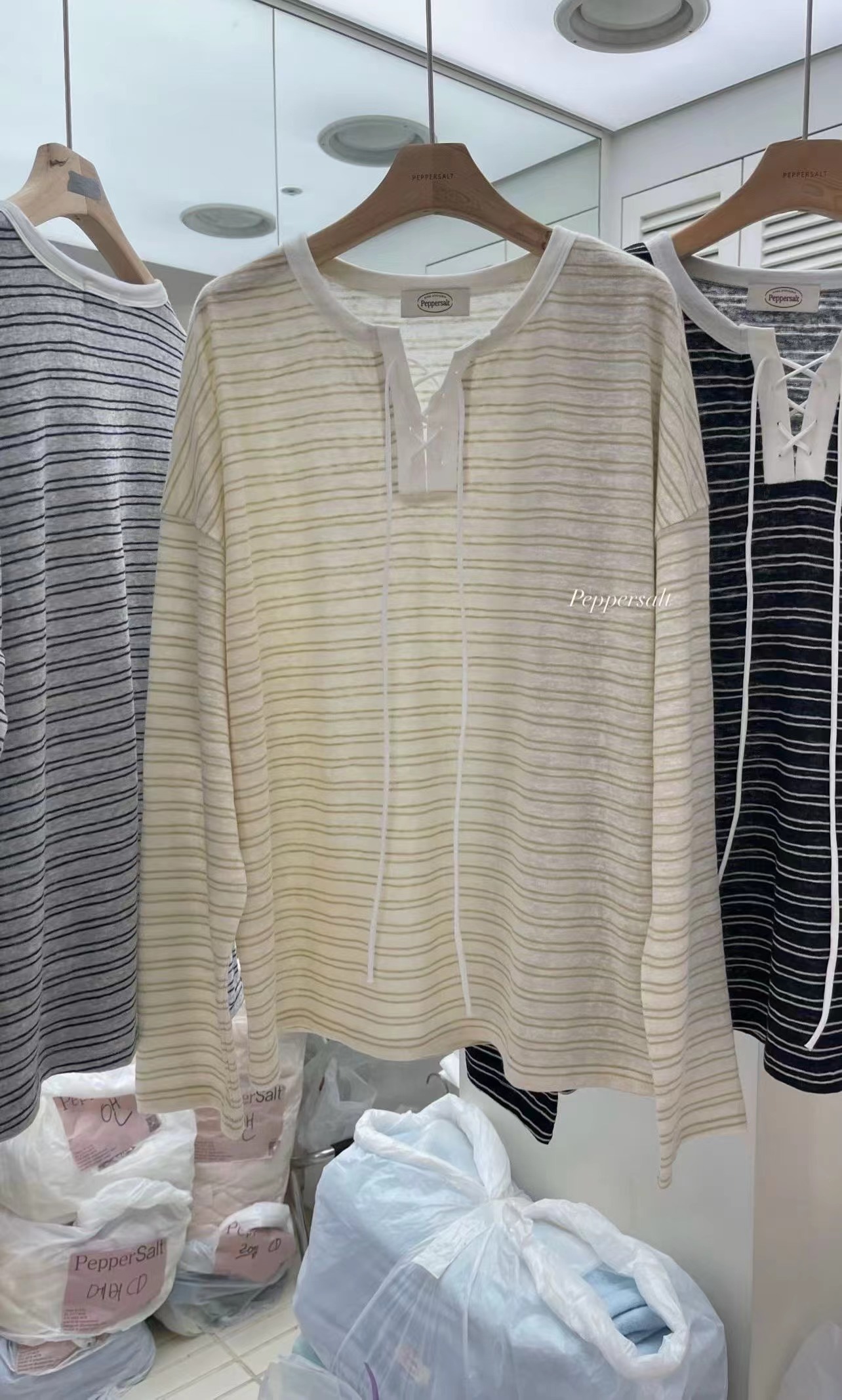 PEPPER 페페東大門直郵女裝新款真品26春夏職業時尚針織衫PEPPER-SEOUL針織衫圖色2