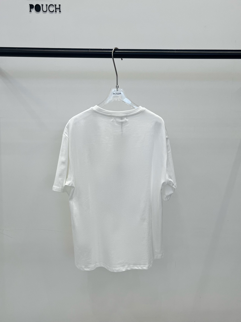 POUCH韓國直郵女士新款26春夏時尚熱賣人氣推薦休閑職業T恤POUCHT恤