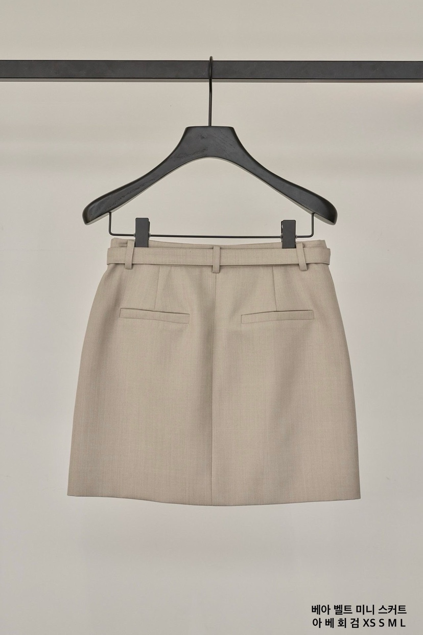 BLOSSOM韓國東大門代購女裝新款時尚26春夏熱賣短裙含腰帶BLOSSOM短裙