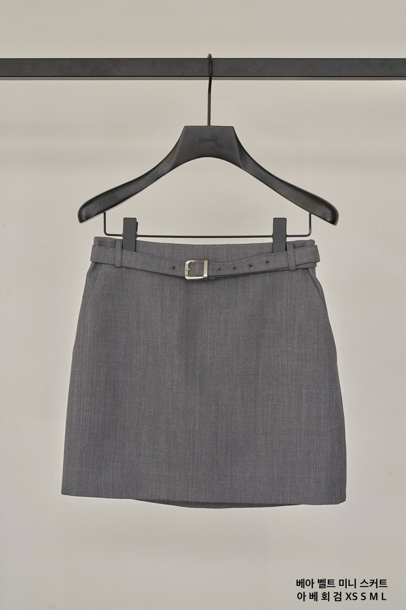 BLOSSOM韓國東大門代購女裝新款時尚26春夏熱賣短裙含腰帶BLOSSOM短裙圖色3