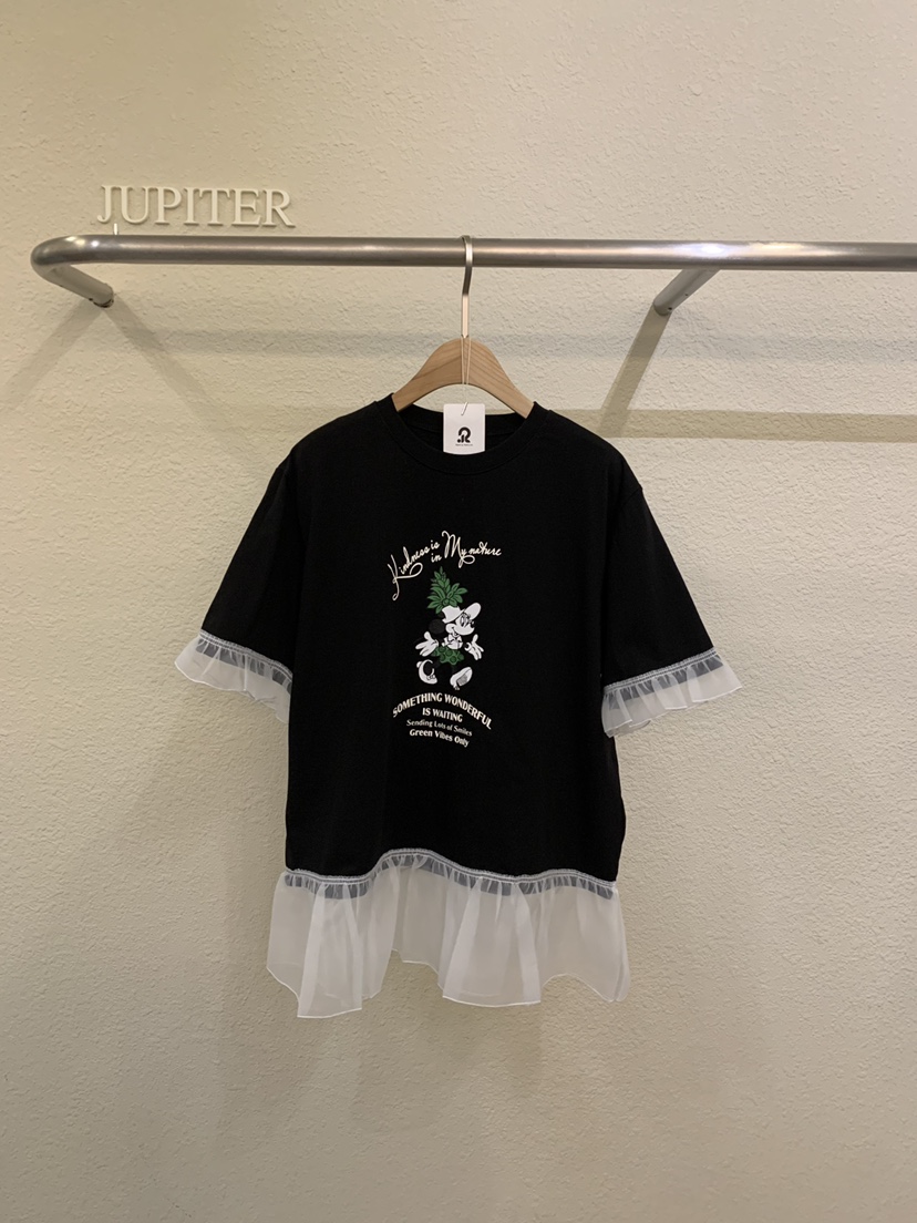 JUPITER韓國直郵女裝新款26春夏推薦人氣休閑職業熱賣T恤JUPITERT恤圖色3
