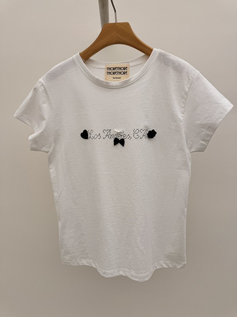 THORE韓國直郵女士新品人氣職業26春夏推薦熱賣休閑時尚T恤THORET恤圖色1