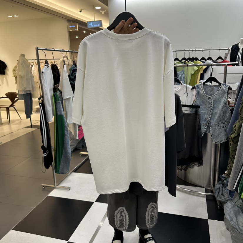 LADYBLACK/THE BLACK韓國直郵實拍女士新品時尚T恤刺繡LADYBLACK/THE BLACKT恤