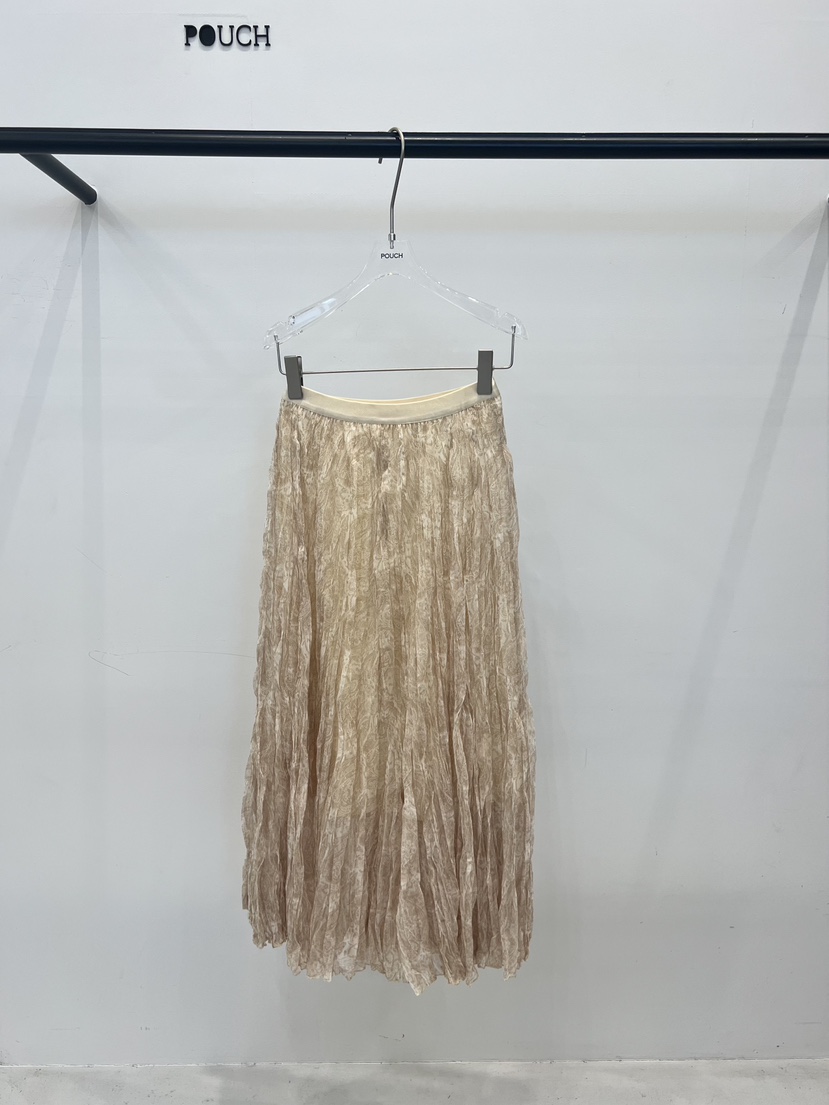 POUCH韓國代購女裝新品推薦職業熱賣26春夏休閑人氣時尚長裙POUCH長裙圖色1