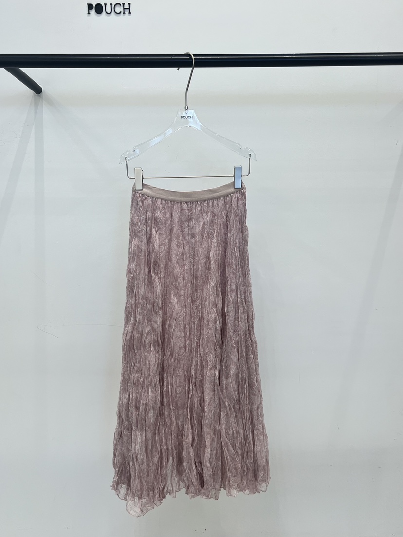 POUCH韓國代購女裝新品推薦職業熱賣26春夏休閑人氣時尚長裙POUCH長裙圖色3