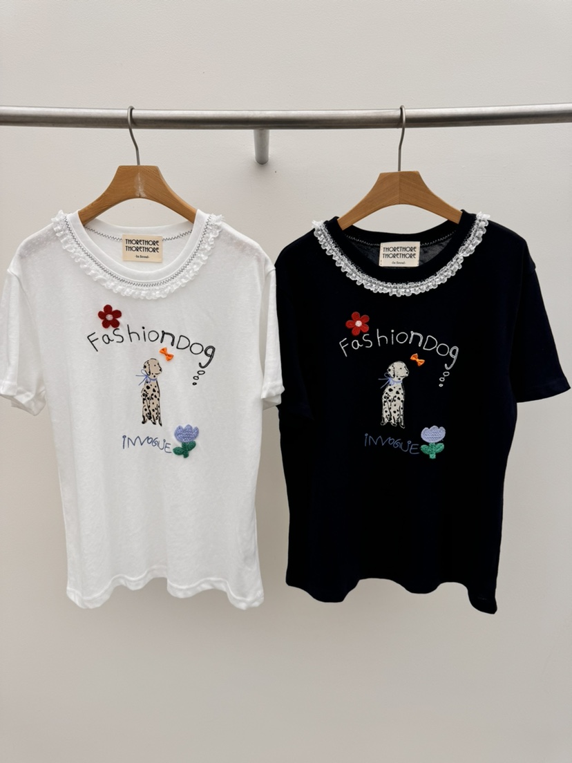 THORE韓國直郵實拍女裝新品人氣26春夏職業休閑推薦時尚T恤THORET恤