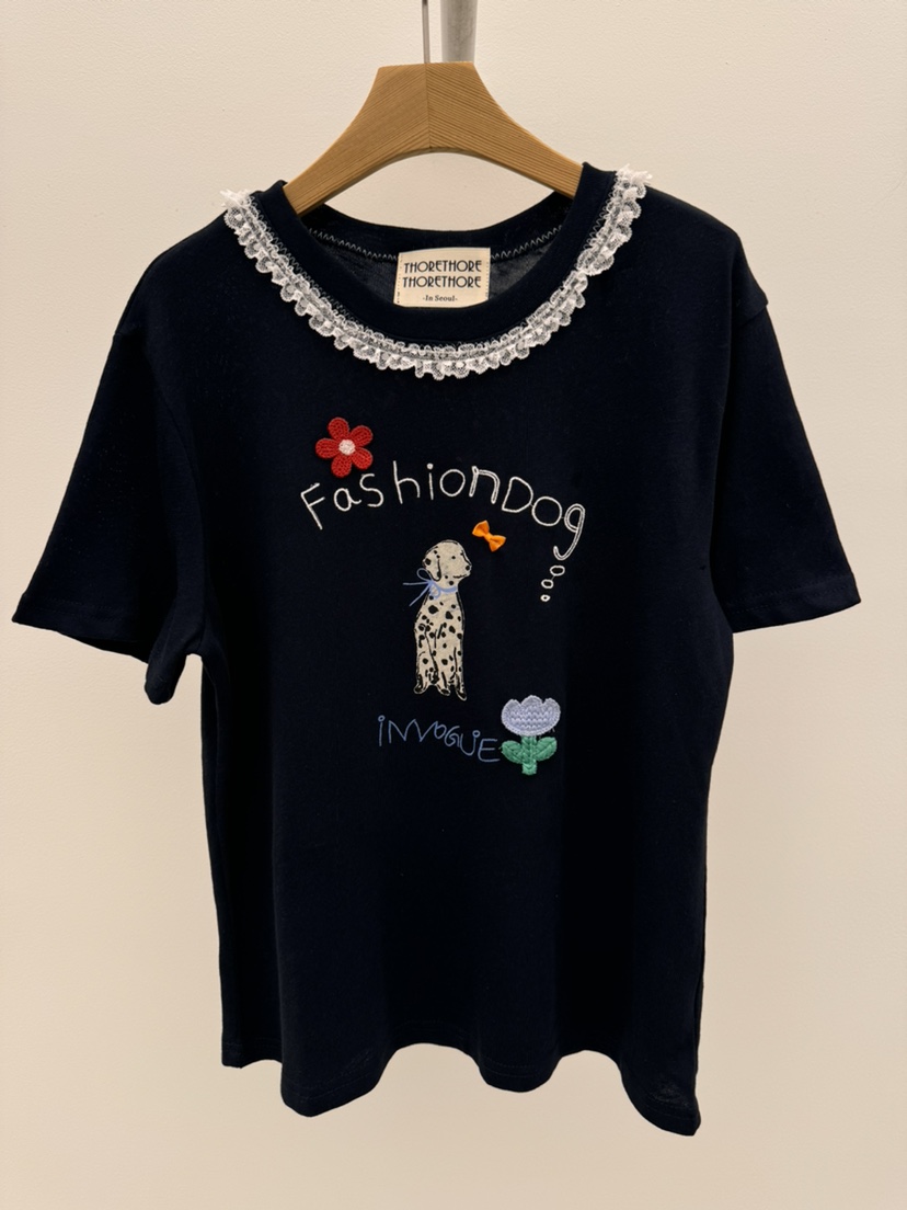 THORE韓國直郵實拍女裝新品人氣26春夏職業休閑推薦時尚T恤THORET恤圖色2