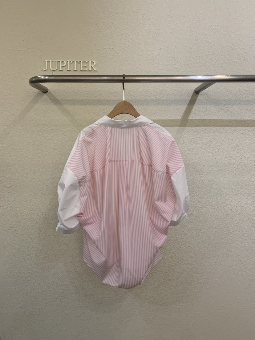 JUPITER韓國東大門直郵女裝新品推薦人氣襯衫蕾絲衫插肩袖JUPITER襯衫/蕾絲衫