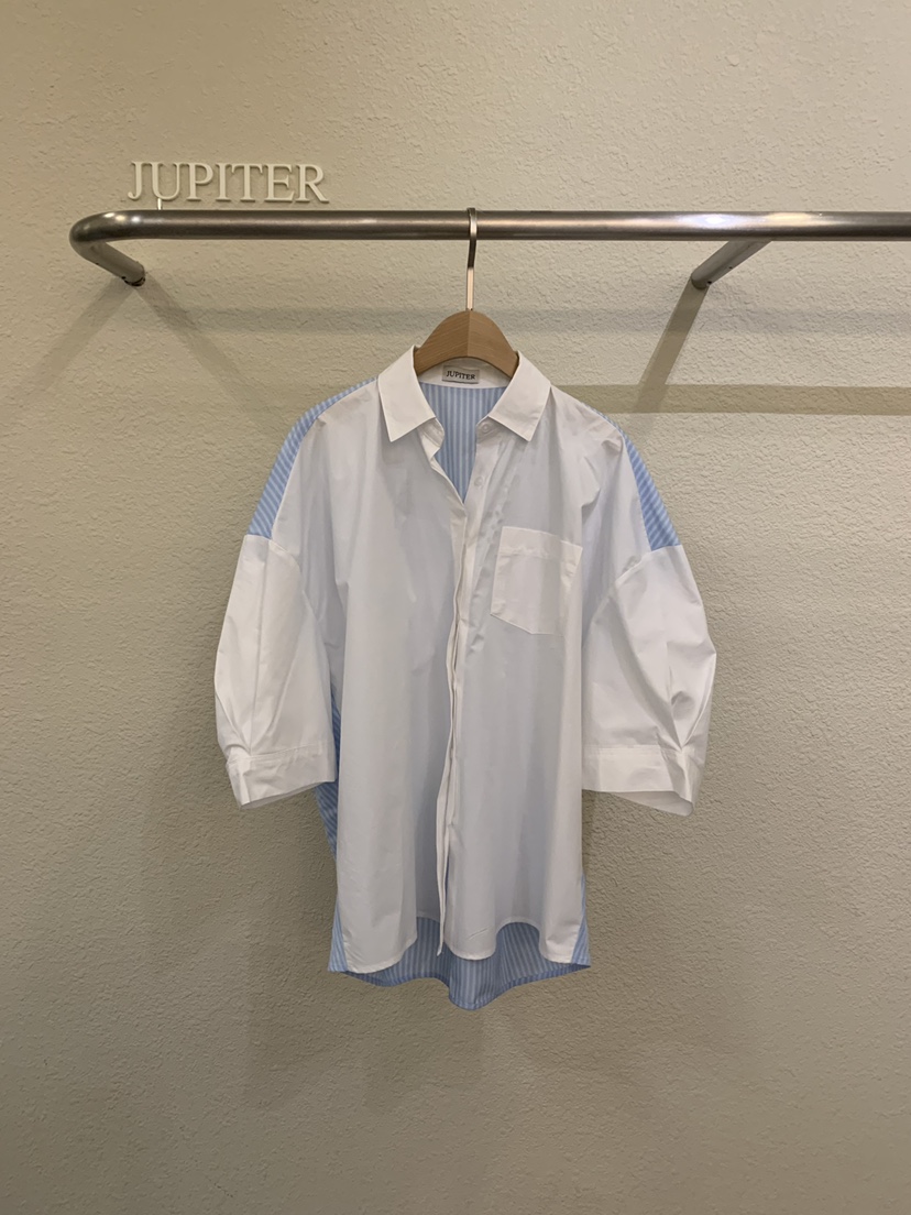 JUPITER韓國東大門直郵女裝新品推薦人氣襯衫蕾絲衫插肩袖JUPITER襯衫/蕾絲衫圖色2