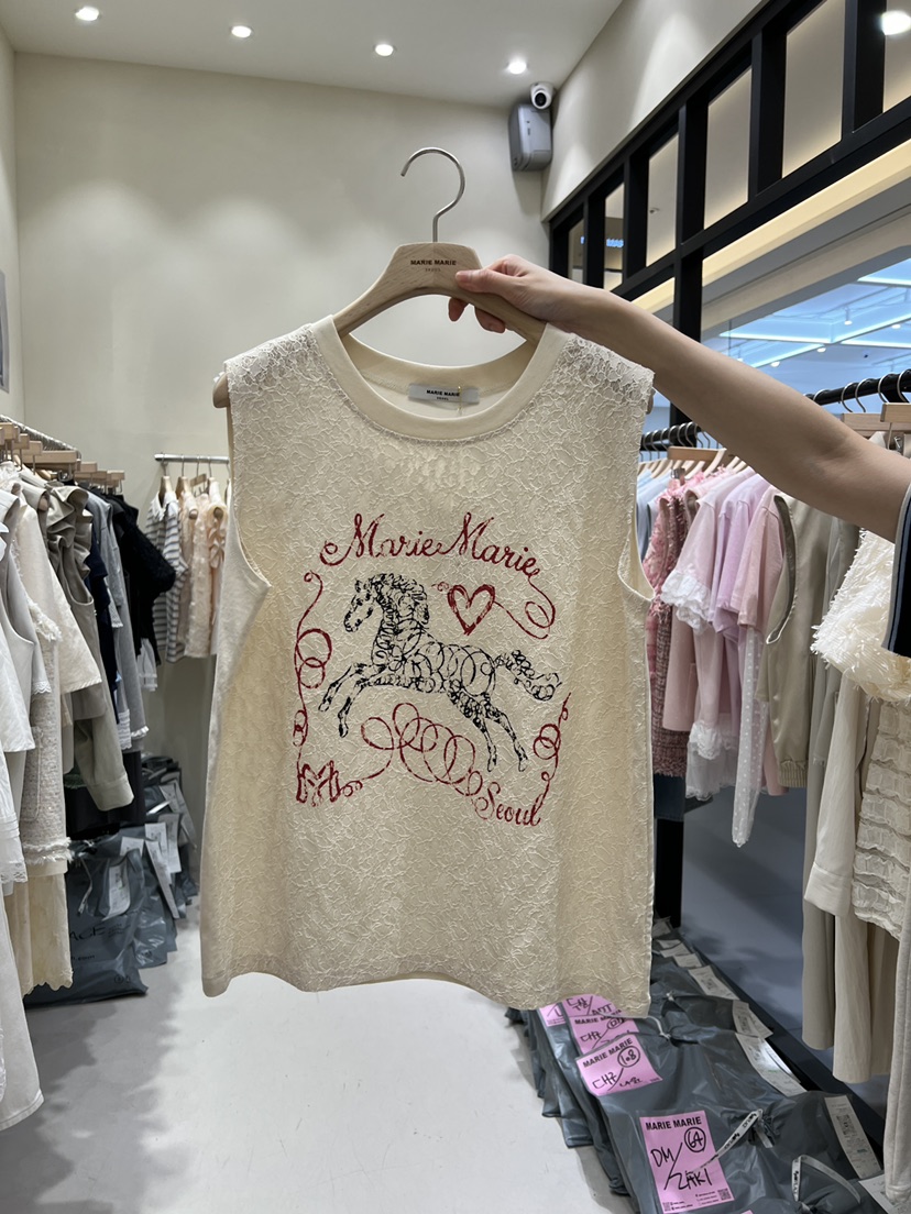 MARIE MARIE韓國直郵女士新品休閑職業熱賣推薦吊帶背心MARIE MARIE吊帶/背心圖色1