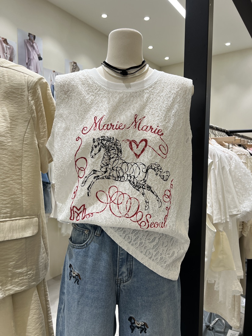 MARIE MARIE韓國直郵女士新品休閑職業熱賣推薦吊帶背心MARIE MARIE吊帶/背心圖色2