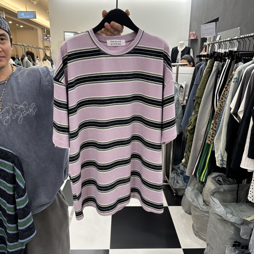 LADYBLACK/THE BLACK韓國直郵女士新款26春夏休閑人氣T恤LADYBLACK/THE BLACKT恤圖色1