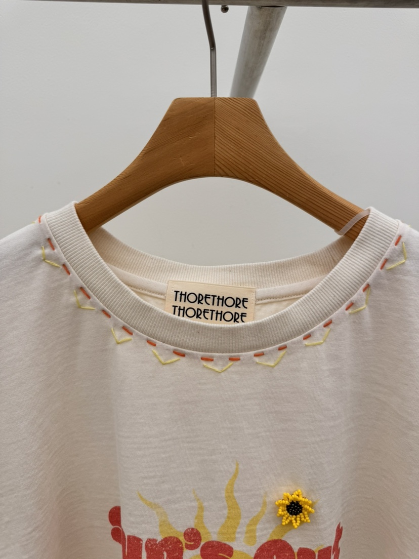 THORE韓國東大門直郵女裝新品休閑推薦熱賣職業26春夏T恤THORET恤